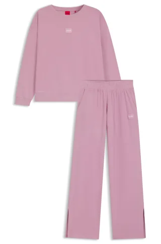 HUGO RED Womenswear - NITE_LONG SET open pink - Gr. - S