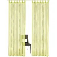 OTTO home Gardine Dimona (2 St), Schlaufen, transparent, Voile, 2er-Set, Voile, Polyester, Wellen