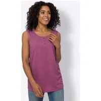 Sieh an! Shirttop Longtop Ärmellos