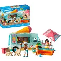 Playmobil® Ice Cream Truck mit Surfshop (71904), My Life Konstruktions-Spielset, (101 St), Made in Germany