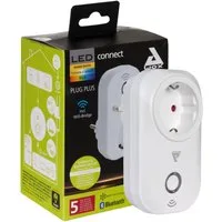 EGLO WLAN-Steckdose CONNECT-C PLUG Smart Home Steckdose, max. 2300 W, Einzelgerät Smart Plug, 1x Smart Plug für App-Steuerung und Strommessung im Innenbereich, Smart-Stecker mit Strommessung, App-Steuerung und Timerfunktion