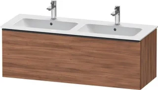 Duravit D-Neo Waschtischunterbau wandhängend Nussbaum Matt 1280x462x440 mm - DE42650BD790000 DE42650BD790000