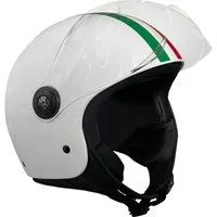 RALLOX Helmets Motorradhelm Jethelm 229 Italia weiß glanz Rollerhelm Motorradhelm S M L XL