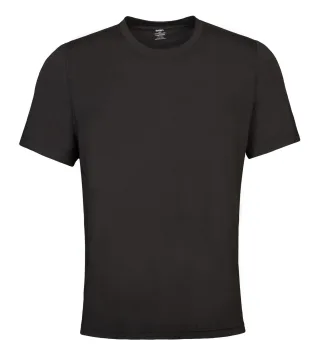 Herren-Thermo-T-Shirt für den Winter | Wärmespeicher | Atmungsaktive Thermal Short Sleeve T Shirt - Schwarz