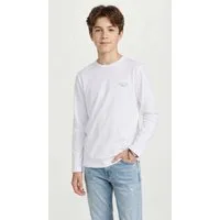 Jack & Jones Junior Langarmshirt JJCOLLEGE LOGO TEE LS CREW NECK JNR mit Logoprint