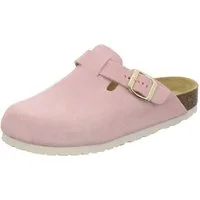AFS-Schuhe 290032 Clogs Pantolette für Damen aus Leder mit Fußbett, Hausschuhe Made in Germany