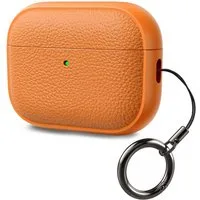 FOUORTUNATE-BEE Kopfhörer-Schutzhülle für AirPods Pro 3 Hülle Soft TPU Hülle mit Handschlaufe, Leder-Touch-Design, Baumtextur Airpods Pro 3 Case