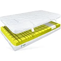 Kaltschaummatratze Terramed Visco 9 Zonen Matratze Visco-Schulterzone bester Kaltschaum, Matratzen Perfekt, 24 cm hoch, (Patentierte Würfelschnitt Technik, optimale Anpassung), hohes Raumgewicht und Visco - Schulterzone