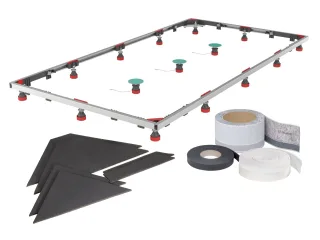 Mepa Duschwannen-Set Montagerahmen SF XL 3S+ Universal für Stahl-Duschwannen, 182135 182135