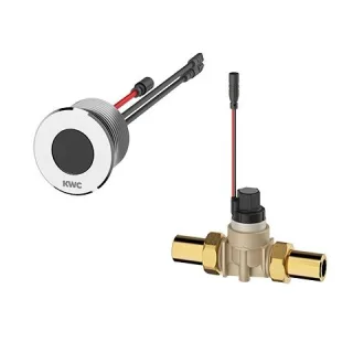 KWC Aquarotter Wascharmatur, F5, elek., Hw.-Mont., ohne Mischung, für Batterie/Netzteil, 2030062315 2030062315