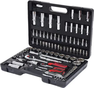 KS Tools 1/4"+1/2" CHROMEplus Steckschlüssel-Satz, 94-tlg - 918.0694
