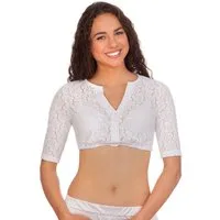 Hammerschmid Dirndlbluse Dirndlbluse - GERLINDE HA - weiß