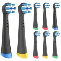 Athlix Aufsteckbürsten 8x Aufsteckbürsten Kompatibel mit Oral B IO - Ersatzbürsten, kompatibel mit Oral B IO Serie 3/4/5/6/7/8/9/10