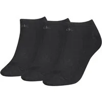 Calvin Klein Sneakersocken CK WOMEN SNEAKER (3 Paar) schmales Rippenbündchen, Cotton-Mix, elastisch