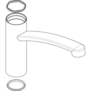hansgrohe Auslauf Spültischmischer chrom 98349000