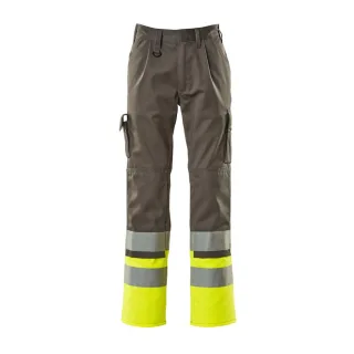 MASCOT Patos Hose mit Knietaschen SAFE COMPETE Anthrazit / Hi-vis Gelb 48 - 12379-430-88817-90C48