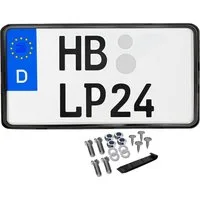 L & P Car Design Kennzeichenhalter für Leichtkraftrad 240x130 mm Rahmenlos Kennzeichenhalterung, (1 Stück)