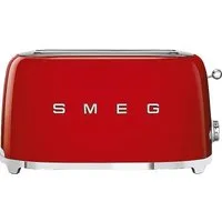 Smeg Toaster TSF02RDEU, 2 lange Schlitze, für 2 Scheiben, 1500 W