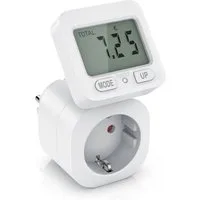 BEARWARE Energiekostenmessgerät max. 3680 W, Strommesser, Stromverbrauchszähler, 1,8 " Display, 1-tlg., Stromkostenmessgerät, Steckdose Stromzähler, Schwenkbares Display