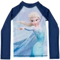 United Labels® Badeanzug Die Eiskönigin Schwimmshirt UV-Schutz 30 Langarm Badeshirt Rashguard