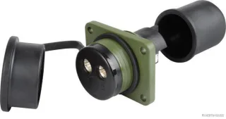 HERTH&BUSS Steckdose, 2-polig, 24 V grün - 51305417