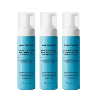 3 X Feuchtigkeitsspendendes & Auffüllendes Hyaluronsäure-Serum 30ml