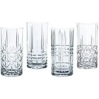 Nachtmann Longdrinkglas Nachtmann Highland Longdrink Set 4 tlg., Glas
