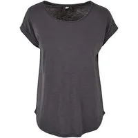 WITORU T-Shirt 1er/2er Pack Damen Long Slub T-Shirt für Frauen u. Mädchen (1-tlg) Gr. XS bis 5XL - 100% Baumwolle