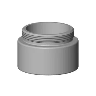 Dornbracht Luftsprudlerhülse Ersatzteile 092301068 D. 21 x 13 mm Weiß matt 092301068-10