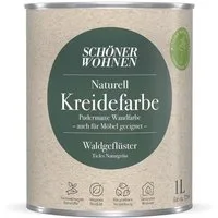 SCHÖNER WOHNEN FARBE Wandfarbe Schöner Wohnen Naturell Kreidefarbe 1,0 Ltr. Waldgeflüster