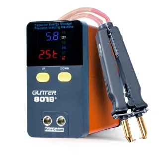 Glitter 801B+ Energy Storage Spot Welder 11.6KW 2200A High Power Lithium Battery Welding Machine for 0.6mm Nickel Strip