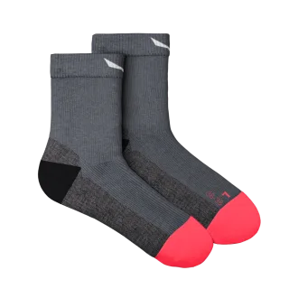 SALEWA - Mountain Trainer Merino Kurze Socken Damen - Grau (Gr.42-44)