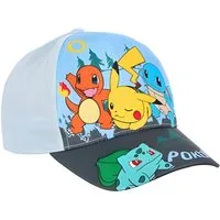 POKÉMON Baseball Cap Pokemon Pikachu Glumanda Kinder Basecap Baseball Kappe Mütze Gr. 52 bis 54