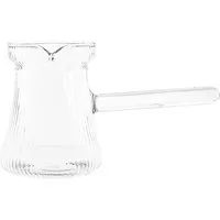 Almina Kaffeekanne Luana El Chico, 0,4 l, (1-St), aus Glas für türkischen Kaffee, Relief-Design