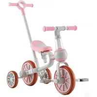 KOMFOTTEU Dreirad Kinder Balance Fahrrad, 4-Rad-Laufrad