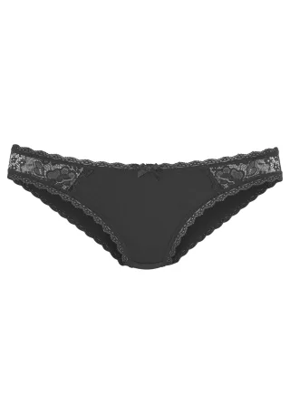 LASCANA - LASCANA Slip 1xblack - Gr. - 42