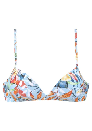 LASCANA - Venice Beach LM exkl. Sport OT Bralette Bade lt.blue prin - Gr. - 34A