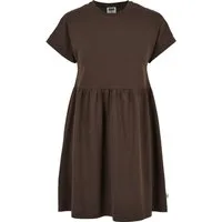 URBAN CLASSICS A-Linien-Kleid Urban Classics Damen Ladies Organic Empire Valance Tee Dress (1-tlg)