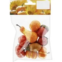 Rodermund Streudeko Herbstdekoration Styropor 10 teilig orange braun