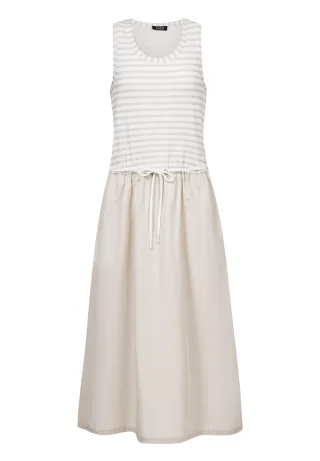 tuzzi - Kleid ROSÉ ALL DAY mit Tunnelzug ecru - Gr. - 40