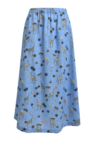Smith&Soul - Printed Skirt true blue print - Gr. - M