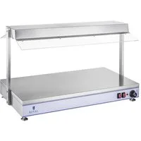 Royal Catering Warmhalteplatte 100 x 50 cm Buffetwärmer 1550 W Speisenwärmer 3 Halogenlampen Gastro, verschiedene Größen
