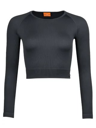 NUR DIE x KILIAN KERNER Damen Crop Top in Ripp-Optik