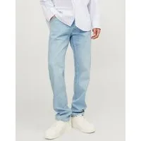 Jack & Jones Tapered-fit-Jeans JJIMIKE aus elastischem Material und Used-Waschung Denim/Jeans, modisch, bequem, Baumwollmischung