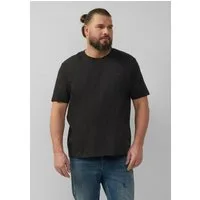 s.Oliver Kurzarmshirt T-Shirt Baumwoll-T-Shirt mit Logo-Print