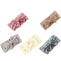 KINSI Diadem 5 Stück Baby-Stirnband mit Schleifenverzierung, breiter Rand, 17*8cm (5-tlg), Ideal als Baby-Geschenk für Feste, Geburtstage, Feiertage und Partys