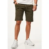 SOULSTAR Chinoshorts mit Gummibund & Tunnelzug - Kurze Hose für Herren Regular-Fit Sommershorts mit Elasthan-Anteil Bermuda & Zipper-Tasche