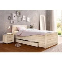 priess Bett Husum Schlafzimmer Jugendzimmer Rahmenbett, Komforthöhe, hochwertige Premium Qualität, für Motorrahmen geeignet