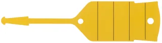 KS Tools Schlüsselanhänger mit Schlaufe, 500 Stück gelb - 500.8093