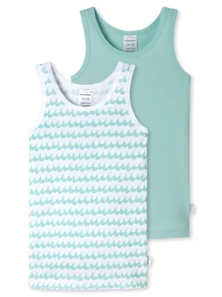 Schiesser Mädchen Unterhemd Fine RibAchselhemd, Tanktop, Unterziehshirt